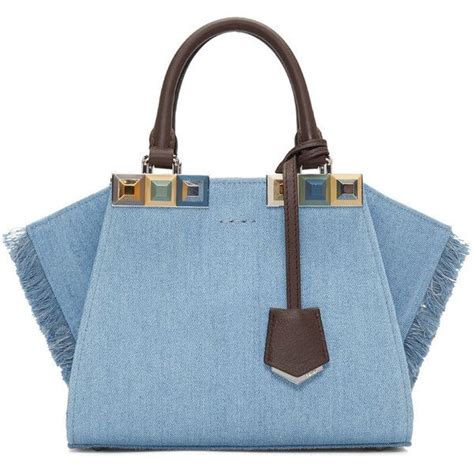 fendi totes for cheap|Fendi denim tote bag.